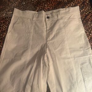 Mens white Linen Shorts